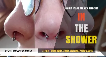 Showering with New Piercings: To Remove or Not?