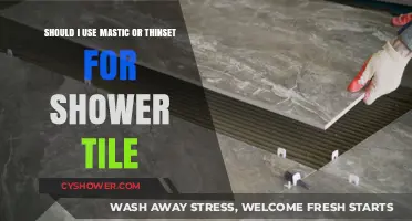 Mastic vs. Thinset: Which is Best for Shower Tile Installation?
