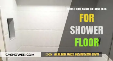 Small vs. Large Shower Floor Tiles: Which Size is Right for You?