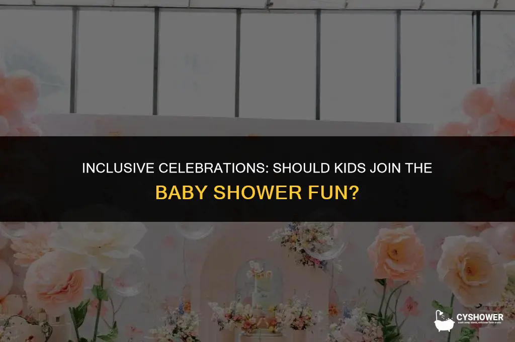 should kids be invited to a baby shower