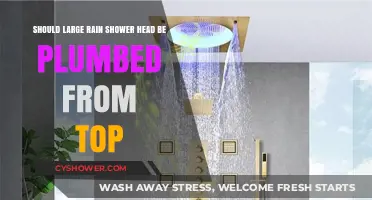 Top-Plumbed Large Rain Shower Heads: Pros, Cons, and Best Practices