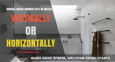 Vertical vs. Horizontal: Best Installation for Large Shower Tiles