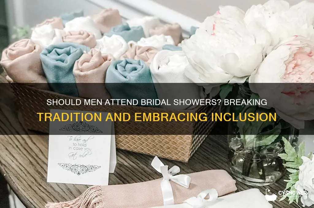 should men be at a bridal shower