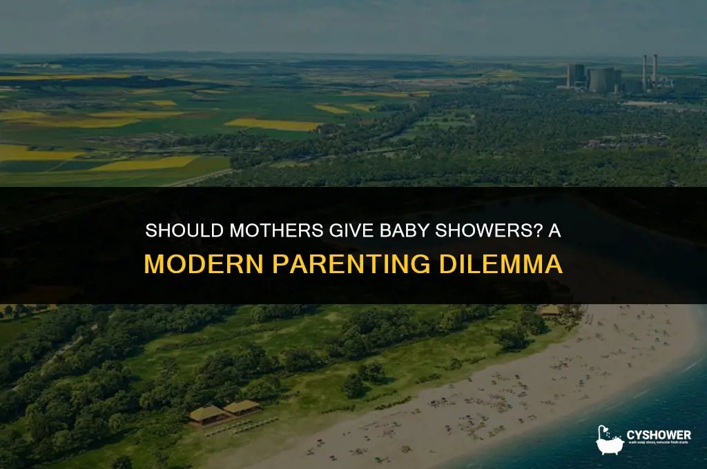 should mother give baby shower