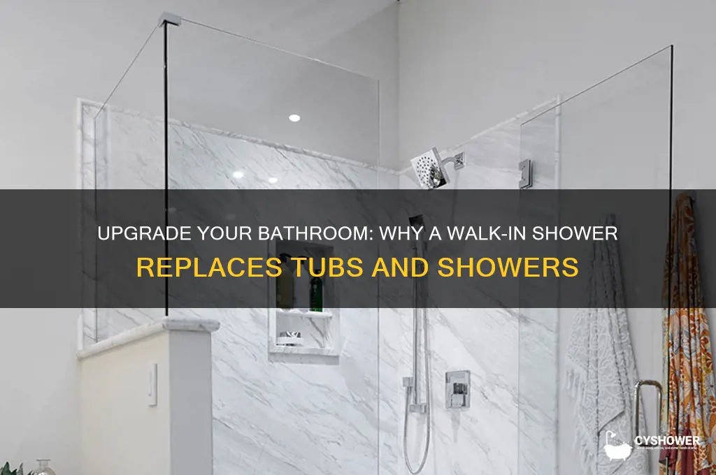 should replace tub and shower with walk-in shower