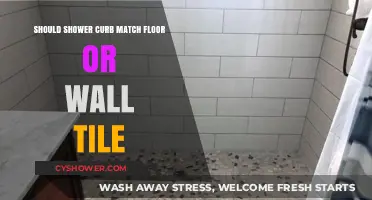 Shower Curb Design: Matching Floor or Wall Tile for Cohesive Look