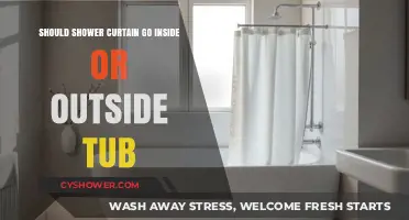 Shower Curtain Placement: Inside or Outside the Tub? Expert Tips