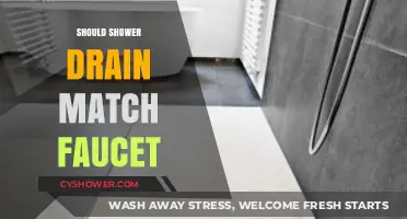 Should Shower Drain Match Faucet? Design Tips for Bathroom Harmony