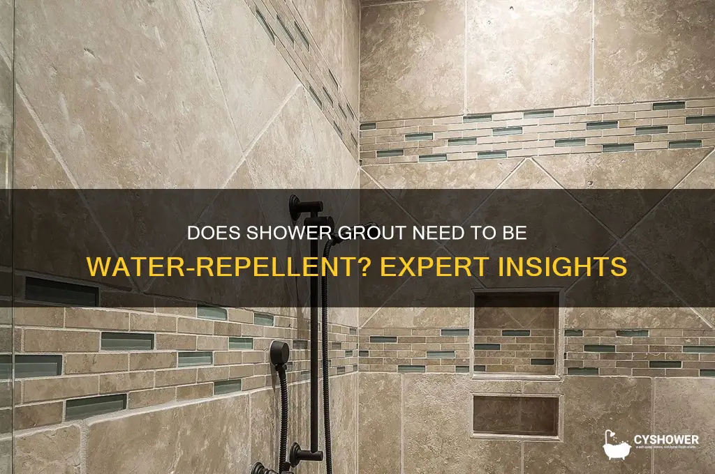 should shower grout repel water