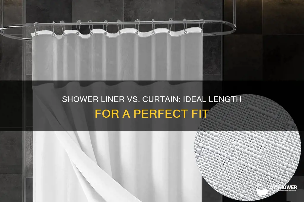 should shower liner be shorter than curtain