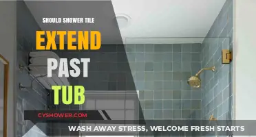 Should Shower Tile Extend Past the Tub? Pros, Cons, and Tips