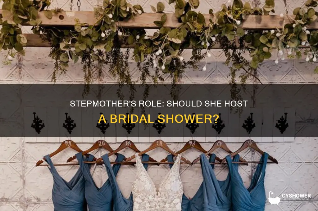 should stepmother do a bridal shower