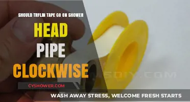 Clockwise or Counter? Proper Teflon Tape Direction for Shower Head Pipes