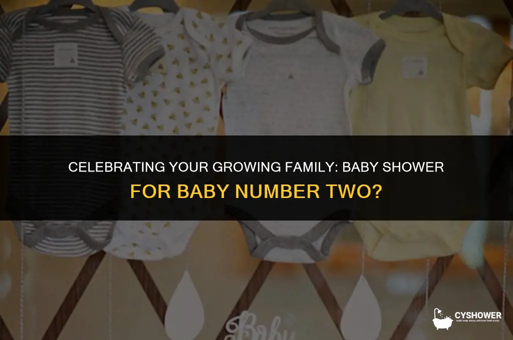 should u have a baby shower for your second child