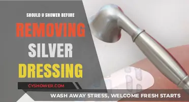 Shower Before Removing Silver Dressing: Essential Pre-Care Tips