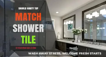 Vanity Top vs. Shower Tile: Matching or Contrasting for Bathroom Harmony?