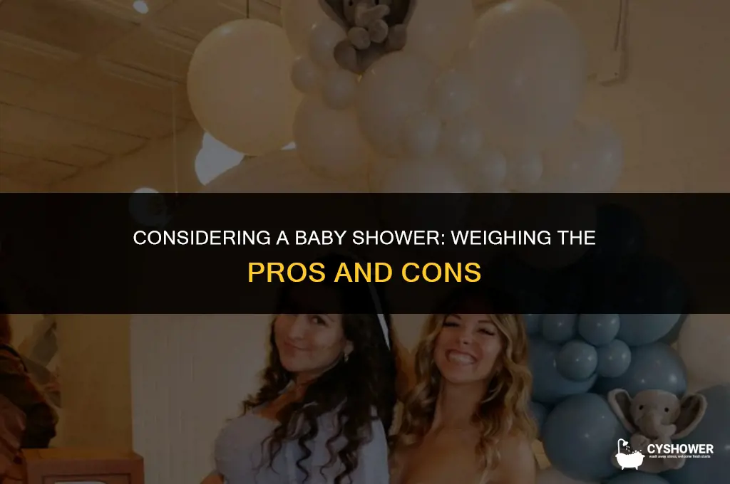 should we have a baby shower