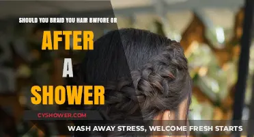 Shower Braid Dilemma: Before or After for Healthy Hair?