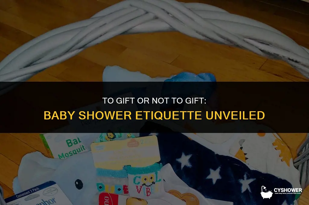 should you bring a gift to a baby shower