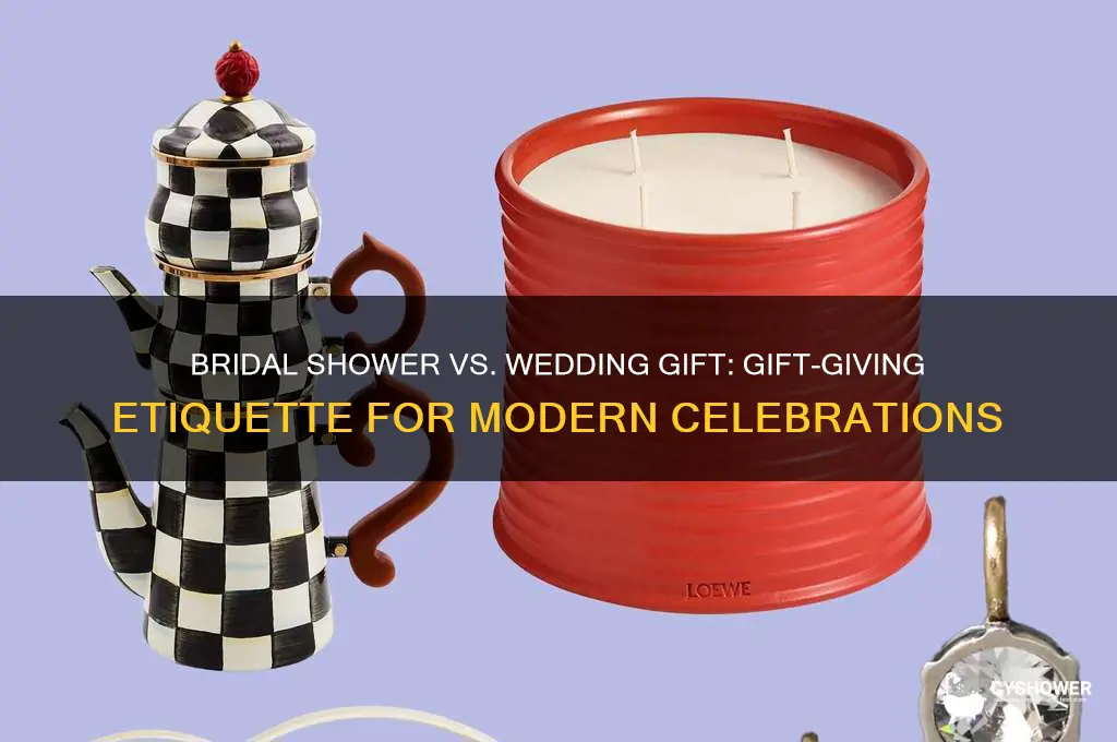 should you buy a bridal shower and wedding gift
