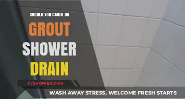 Caulk or Grout Shower Drain: Which is Best for Your Bathroom?