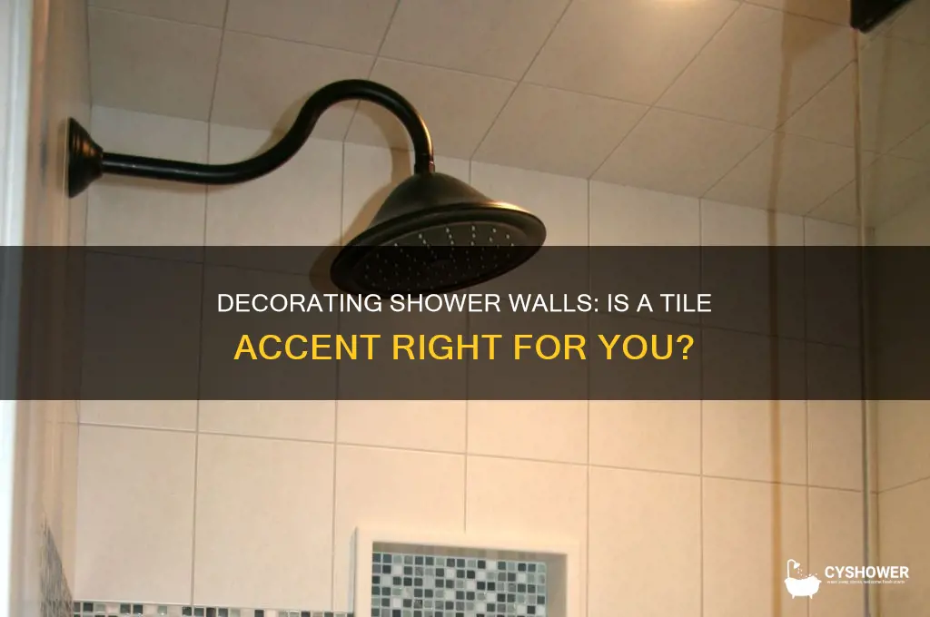 should you do a decorating tile in your shower wall