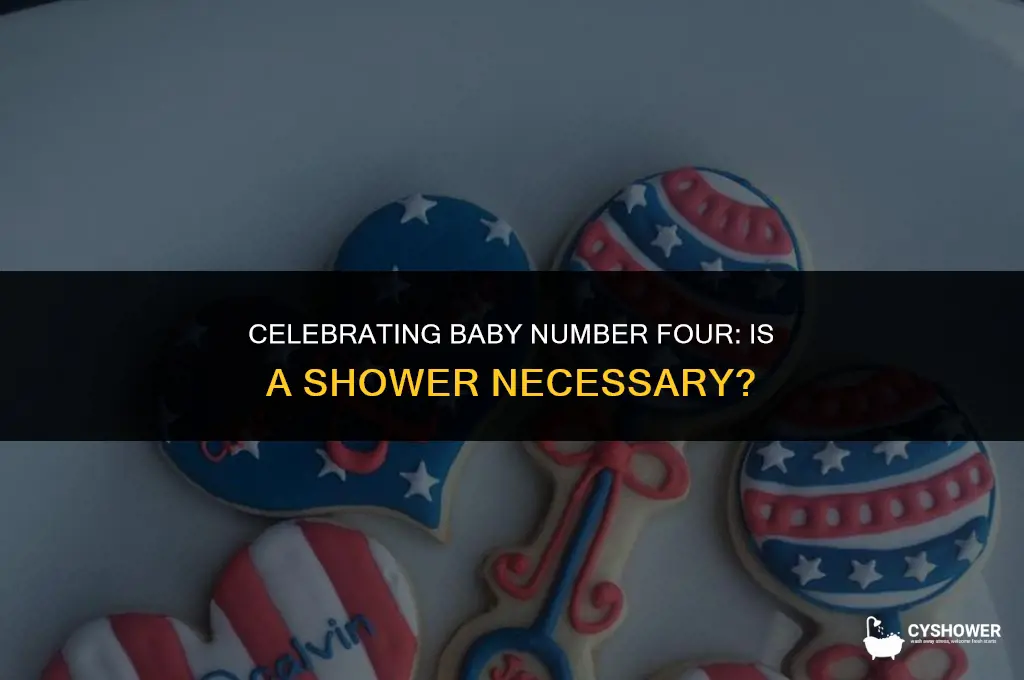 should you have a baby shower for your fourth child