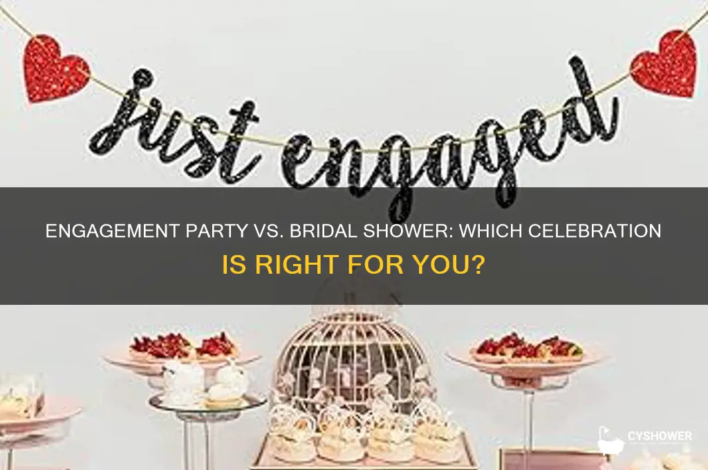 should you have an engagement party and a bridal shower
