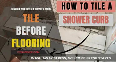 Shower Curb Tile vs. Flooring: Which Should You Install First?