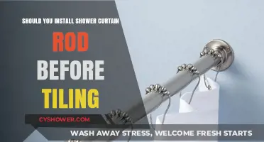 Should You Install Shower Curtain Rod Before Tiling? A Guide