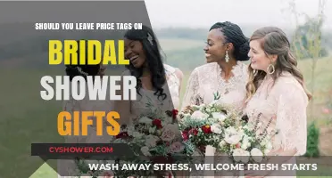 Should You Leave Price Tags on Bridal Shower Gifts?