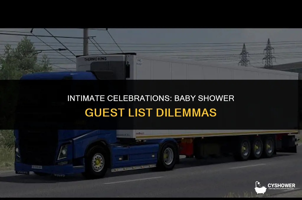 should you only invite immediat family for a baby shower