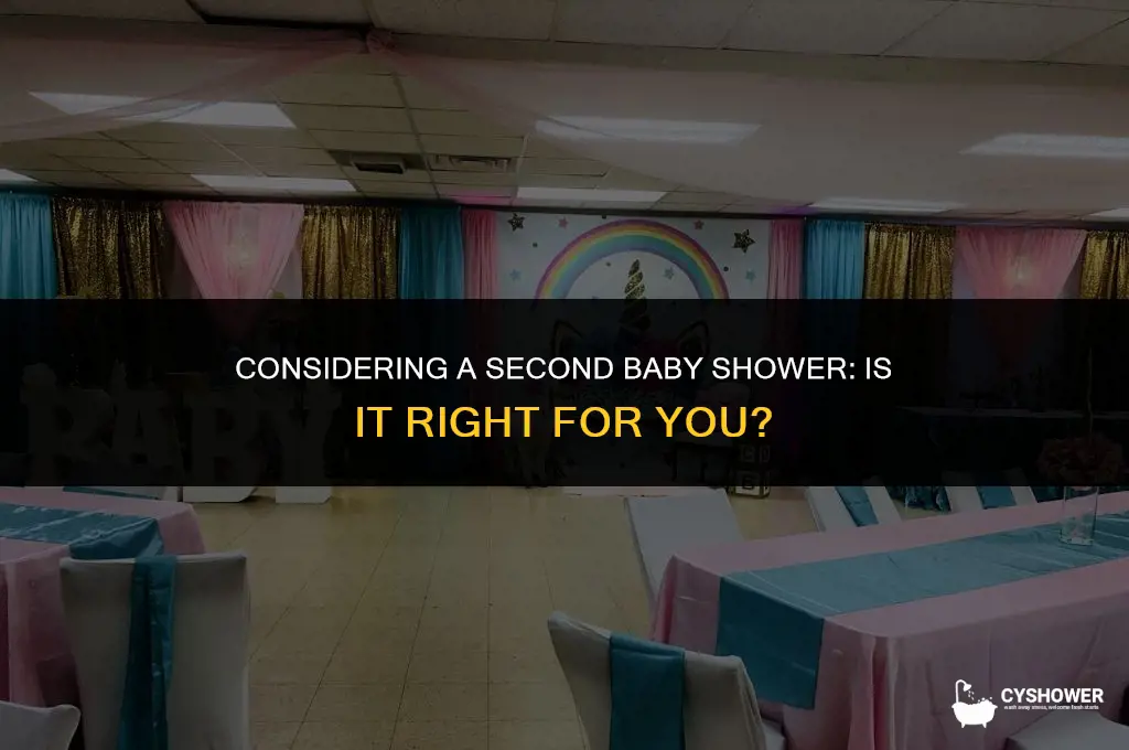 should you register for a second baby shower