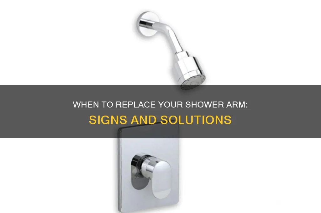 should you replace the shower arm