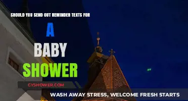 Baby Shower Reminders: To Text or Not to Text?