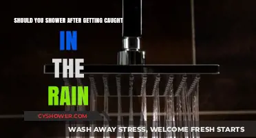 Rain-Soaked Dilemma: Should You Shower After Getting Caught in the Rain?