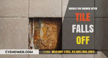 Tile Fell Off? Here's Why You Should Shower Immediately