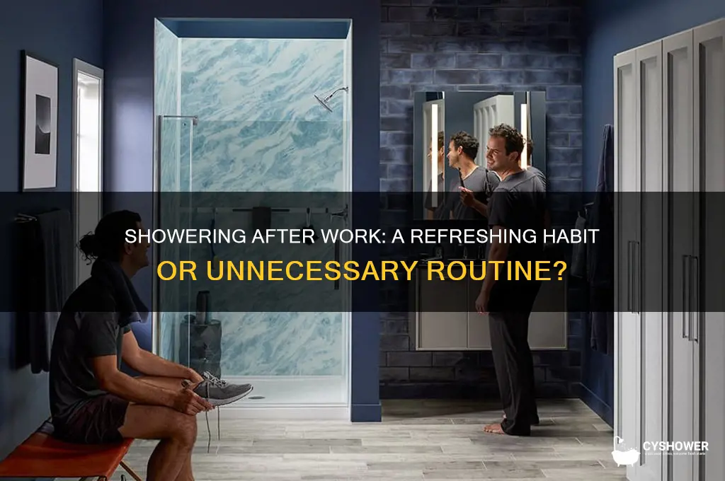 should you shower as soon as you get home