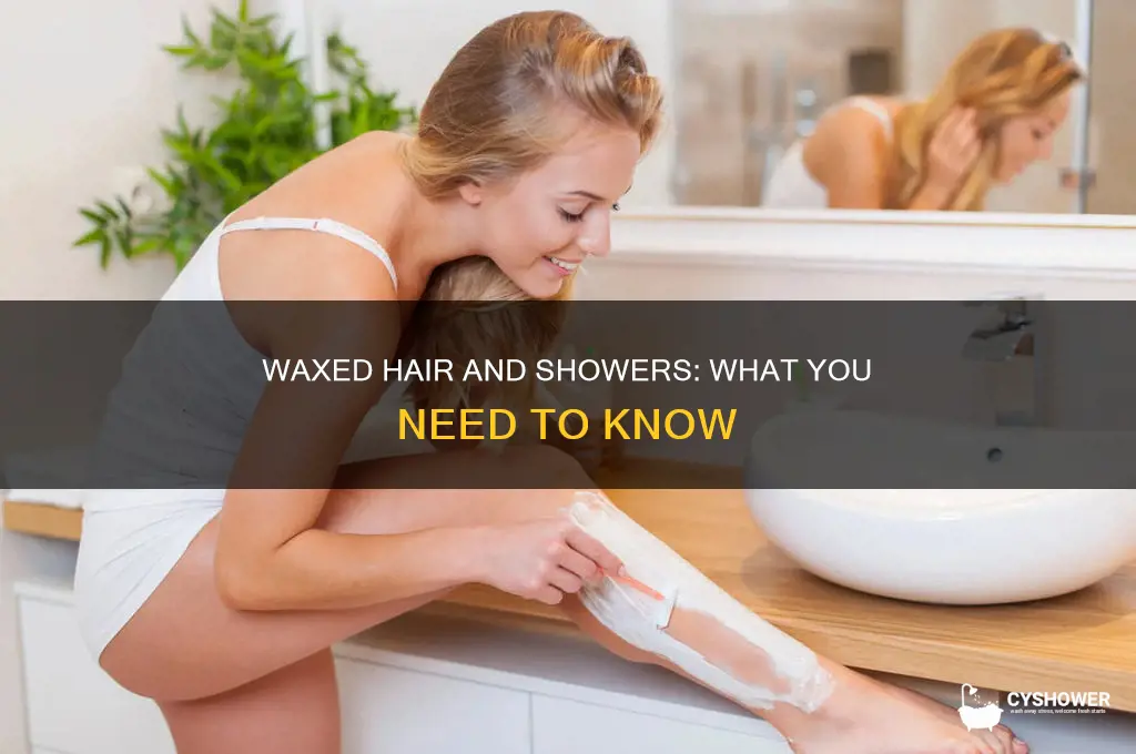 should you shower if you put wax in your hair