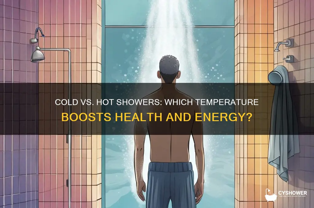 should you shower in cold or hot water