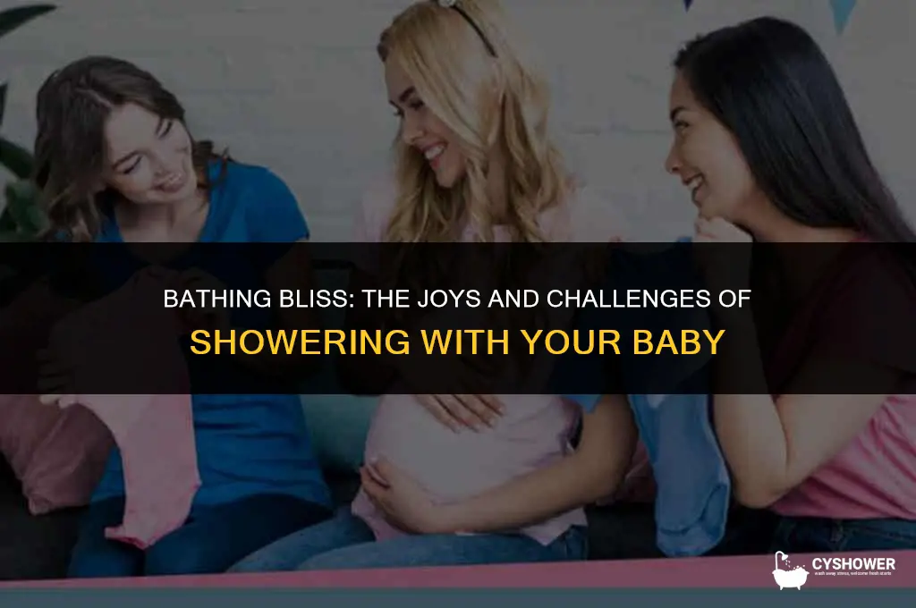 should you shower with your baby
