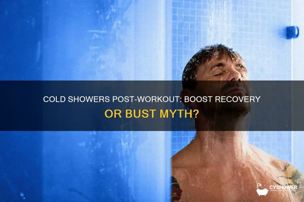 should you take a cold shower after lifting weights