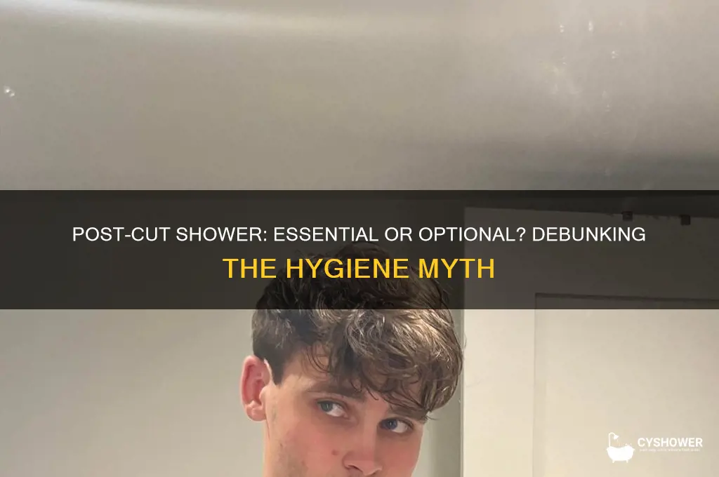 should you take a shower after each cut