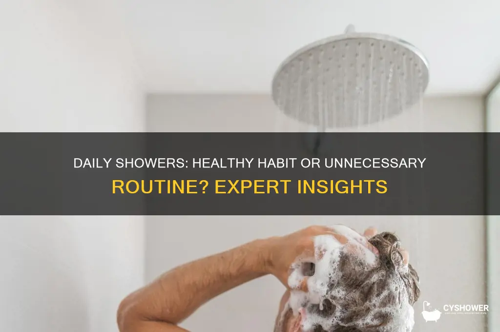 should you take a shower bath everyday