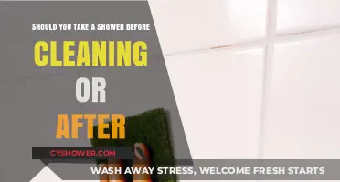 Shower Before or After Cleaning: Which Routine Works Best for You?