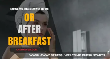 Shower Before or After Breakfast: Timing Your Morning Routine