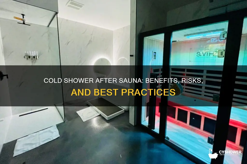 should you take cold shower after sauna