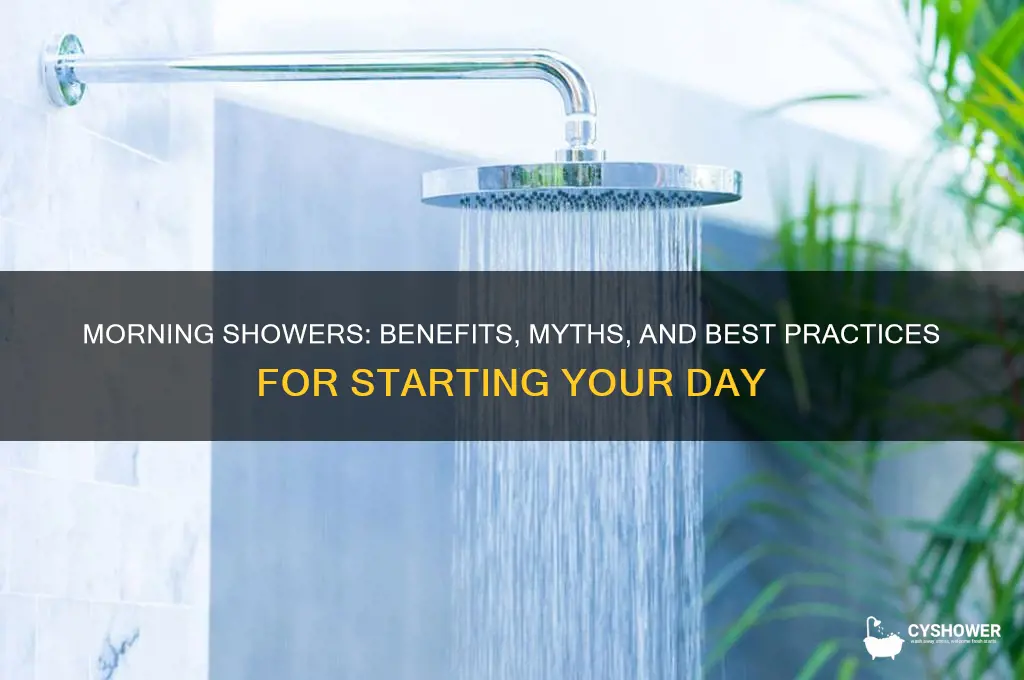 should you take shower in the morning