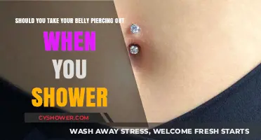 Belly Piercing Care: To Remove or Not During Showers?