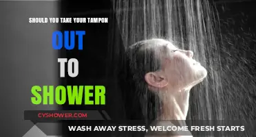 Showering with a Tampon: Should You Remove It First?